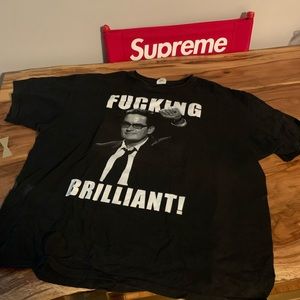 Charlie Sheen official warlock 2011 tour t shirt